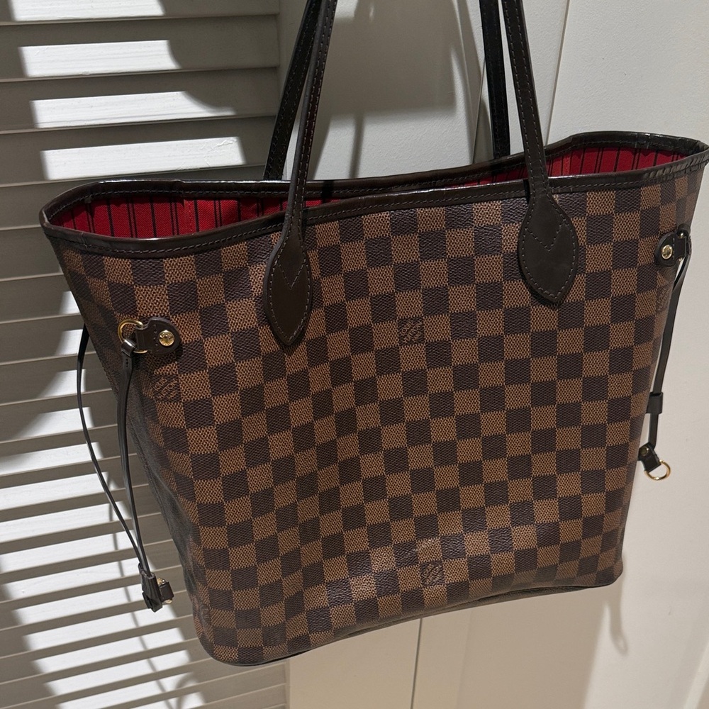 Louis Vuitton Neverfull Damier Ebene Tote